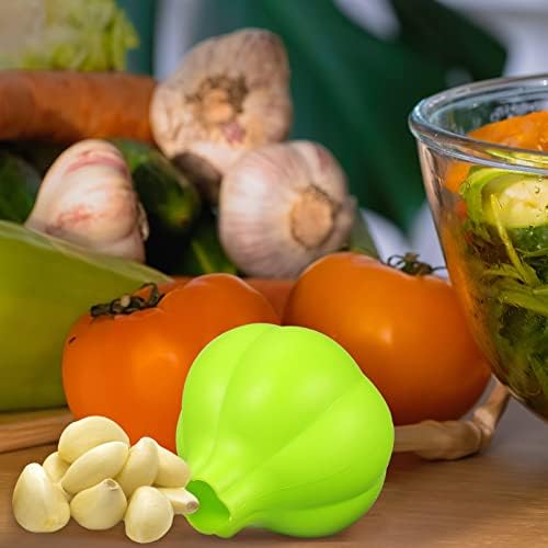 UPKOCH 4pcs Silicone Garlic Peeler Tool Efficient Garlic Skin Remover for and Kitchen Gadget for Everyday Use