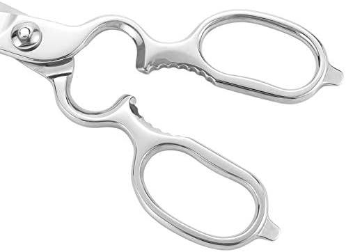 LIVINGO 8.5" Kitchen Shears Heavy Duty Forged Stainless Steel Scissors