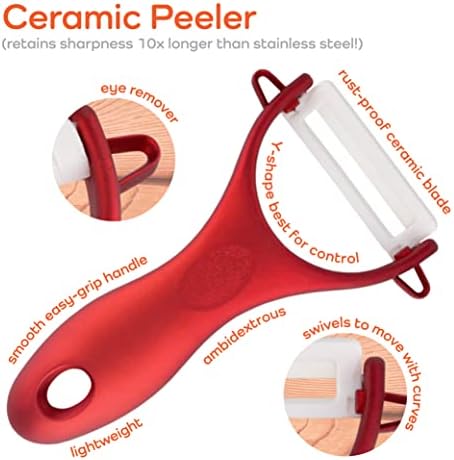 Premium 5-in-1 Kitchen Shears with Peeler Set - 10 Sets (10 Scissors & 10 Peelers)