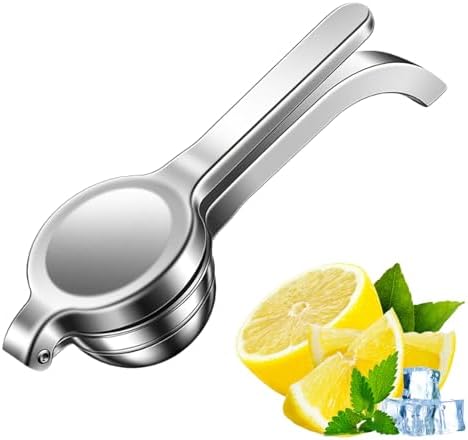 Stainless Steel Juicer Hand Press-Heavy Duty Hand Juicer Manual Juicer Handheld Squeezer Press For Lemon Pomegranate Orange-Kitchen Tool (Stainless steel-A)