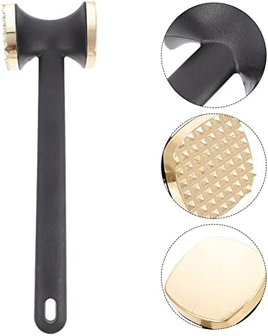 BESTonZON 1pc Meat Loosening Hammer Beef Hammer Meat Masher Tool Tenderising Hammer Turkey Tenderizer Kitchen Pounder Marinade Tenderizer Cooking Aluminum Alloy Meat Hammer