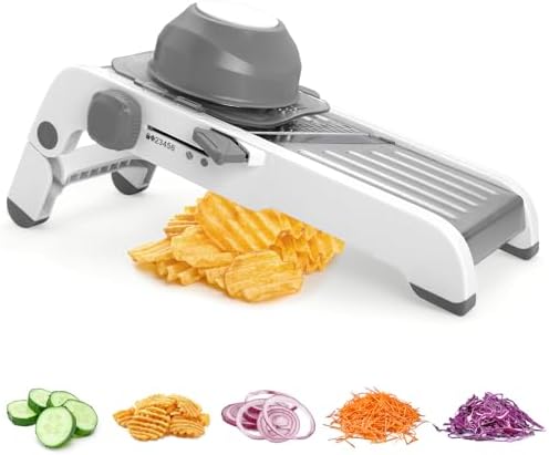 Mandoline Slicer for Kitchen, Adjustable Vegetable Potato Slicer