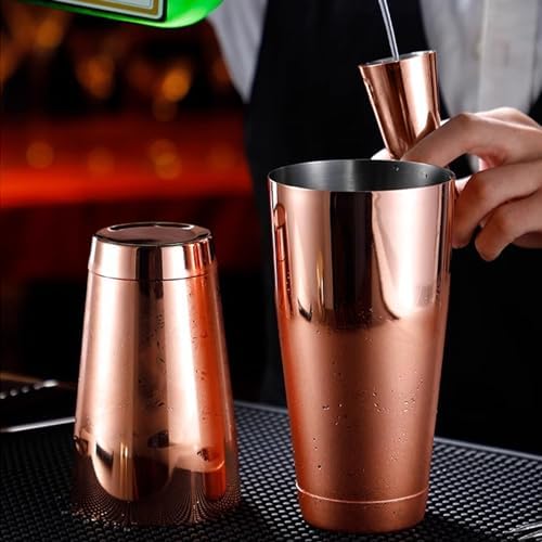 Mwellewm Boston Shaker Cocktail Set Bartender Kit, 12 Pcs Drink Shaker with Strainer Bartending Martini Shaker Tin with 18oz & 28oz Mixed Alcohol Shaker Stainless Steel Bar Tool for Beginner