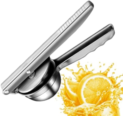 Stainless Steel Juicer Hand Press-Heavy Duty Hand Juicer Manual Juicer Handheld Squeezer Press For Lemon Pomegranate Orange-Kitchen Tool (Stainless steel-C)
