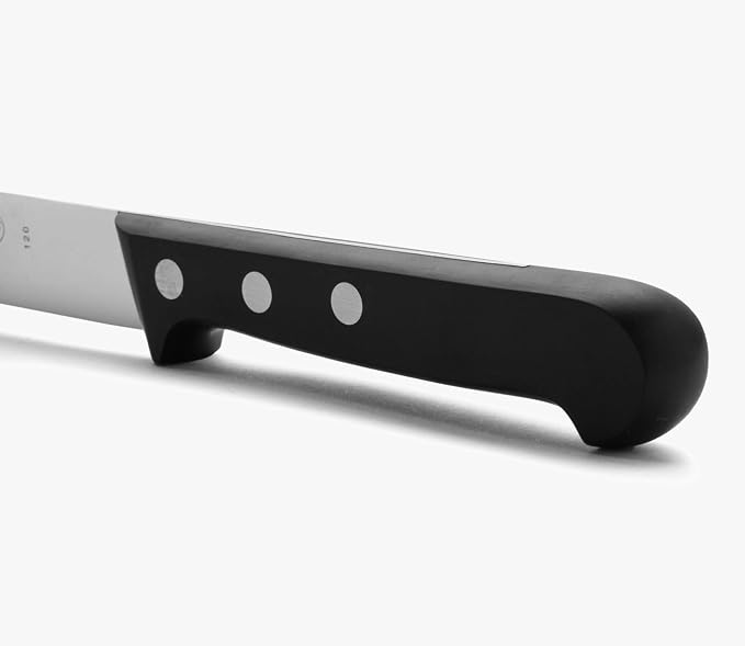 Arcos Sole Knife/Fish Knife Nitrum Stainless Steel and 170 mm blade. Designed for handling and preparing fish. Ergonomic Polypropylene Handle. Series UNIVERSAL. Color Black