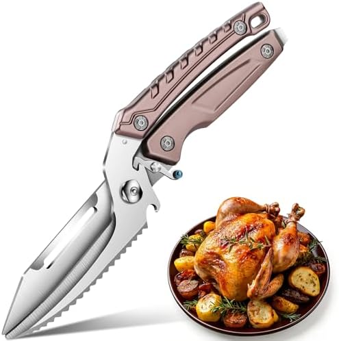 Tingling Heavy Duty Poultry Shears, Kitchen Scissors for Chicken Turkey