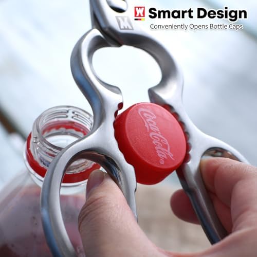 WAGENSTEIGER Kitchen Scissors, Multi-function Dishwasher Safe SUS403 Stainless Steel, Forged, Come Apart, Utility Shears, All Purpose for Cutting Food, Meat, Vegetable, Nutcracker (Food Scissors 1604)