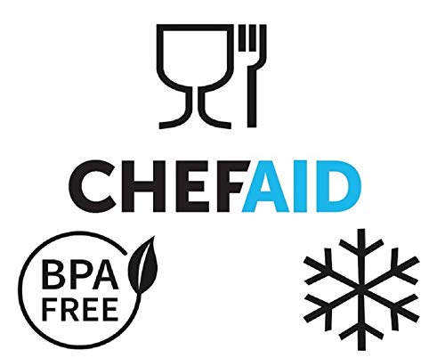Chef Aid Set of 3 Funnels, White, 10E01749