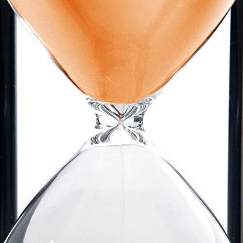 60 Minutes Hourglass, Wood Sand Timer, Orange