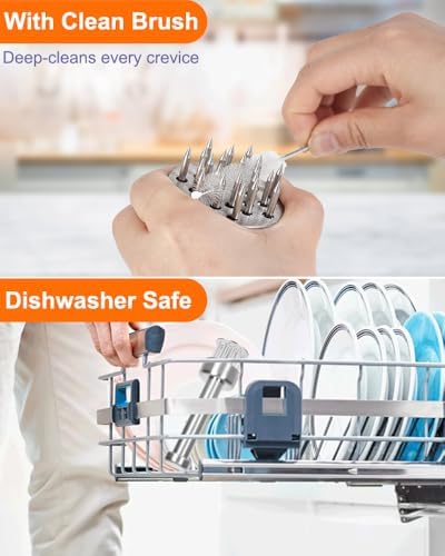 Brigii Meat Tenderizer Tool, 304 Stainless Steel Needle Tenderizer