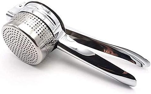 Stainless Steel Potato Masher & Ricer – Heavy-Duty Presser, Crusher & Squeezer – Ideal for Potatoes, Radishes, Vegetables – Ergonomic Handle, Easy to Clean Pack of 1