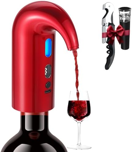 BLUBYEES Electric Wine Aerator and Automatic Wine Dispenser