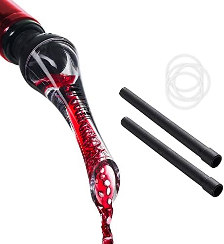 Wine Aerator Pourer and Replacement O-Rings and Air Tubes by Vintorio