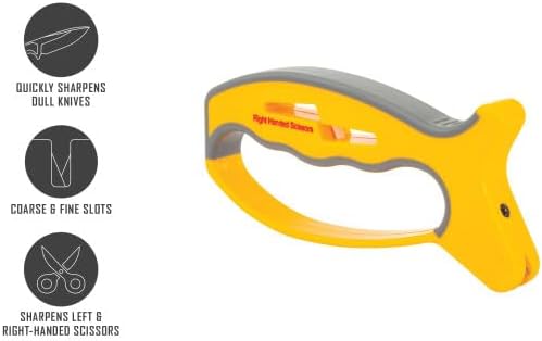SMITH’S Jiff V-Sharp Knife & Scissors Sharpener
