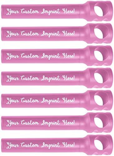 Express Pencils Personalized Pocket Corkscrew - Wine Bottle Opener - Custom Printed Name - ABS Plastic - Waiter Corkscrew - 12 per Box (Baby Pink) - FREE PERZONALIZATION - Great Gift Ideas - Wine