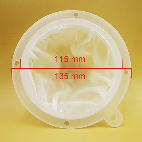 Wine Filter Mesh Food Filter Juice Jam Coffee Sediment Strainer for 5 in Kitchen Funnel (filter 450mesh)