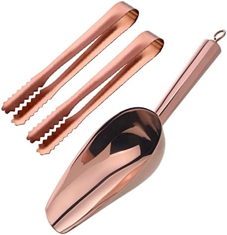 Buy Star Ice Scoop, Premium Stainless Steel Cookie Scoop, Fashion Ice Scoop, Sturdy Flour Scoop, Utility Candy Scoop, Dishwasher Safe (8oz/9 Inch) (Rose Gold)
