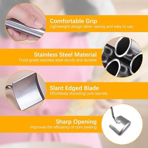 limveso Corn Peeler for Corn on the Cob Stripper Tool (1Pcs)