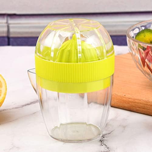 UPKOCH Manual Citrus Juicer Cup Portable Fruit Squeezer for Orange Lemon and Small Fruit Ergonomic Hand Juicer for Kitchen Home Bar Bakery and Milk Tea Shop 4.13 X 3.14 X 3.14 in 2 Pack