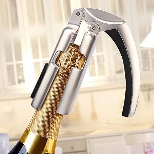 HAKUNA Champagne Bottle Opener - Zinc Alloy Sparkling Wine Cork Puller - Bar Jar Cork Puller - Champagne Corkscrew -Kitchen Sparkling Wine Bottle Opener - Best Gift Accessories