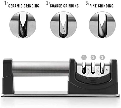 Professional Knife Sharpener - Kitchen 3 Stage Knife Sharpener