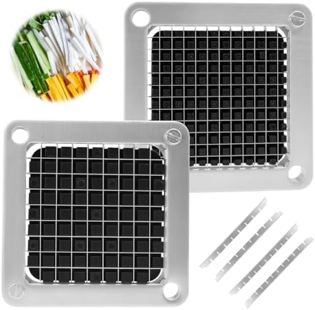 1/4" and 3/8" Replacement Dicer Chopper Blade with Pusher Block