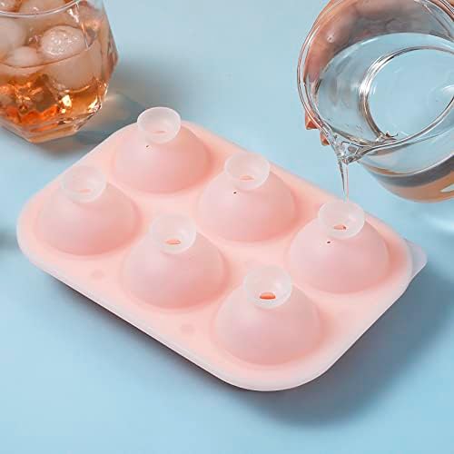 2 Inch 3D Rose Ice Cube Tray with lid for Freezer Large Cute Rose Flower Ice Mold for Cocktails Whiskey (green)