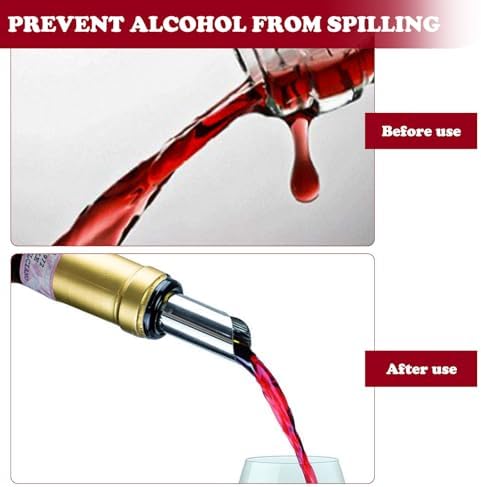 20pcs Wine Glasses Bulk Air Diffuser Metal Wine Glass Foil Wine Pourer Round Wine Sulfate Removers Wine Pourer Disc Pour Disk Tool Aerator Drip Mouth Air Decanter Glass