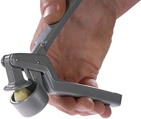 Westmark Garlic Press “Novapress” – German Heavy-Duty Garlic Crusher & Mincer, Rust Proof Mincer Tool, Easy Squeeze Ergonomic Hand Press, Ginger Presser with Durable Aluminium Metal Construction