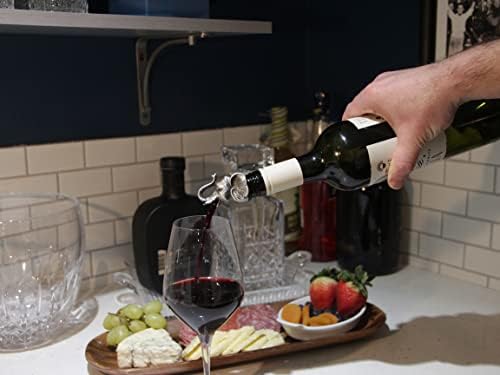 Happy Hour Elephant Head Wine Pourer - Stopper, Aerator, and Perfect Pourer