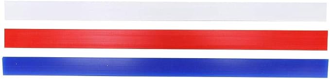 Silicone Rolling Strip, 6pcs Rolling Pin Guide Measuring Strips Food Grade Dough Thickness Guides measuring rolling pin for Cookie Dough Baking Ruler Guides Silicone Rolling Pin, 2/4/6mm
