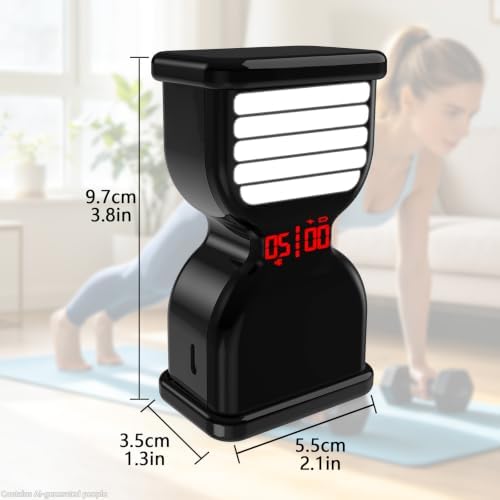 Visual Digital Hourglass Timer, Productivity Flip Timer