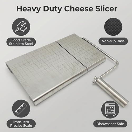 Stainless Steel Cheese Slicer, Charcuterie Kitchen Cutter