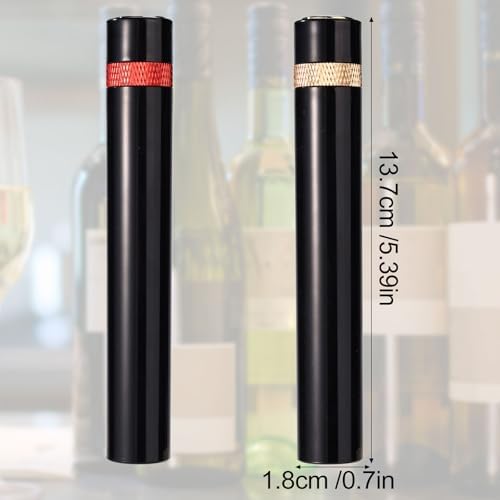 2pcs Wine Openers, 2026 New Portable Needle Type Wines Bottle Openers Air Pressure Cork Remover Corkscrew for Home Travel Party Essential Accessories
