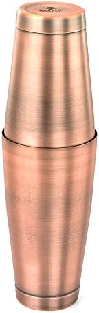 Barfly Cocktail Tin, Set (18 oz and 28 oz), Antique Copper