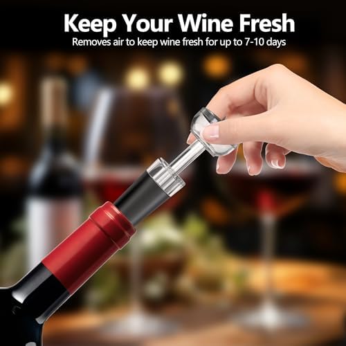 Electric Wine Decanter, Rechargeable Automatic Wine Aerator Wine Dispenser