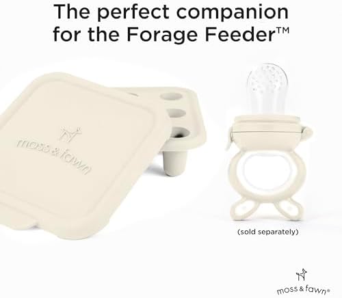 Moss and Fawn Ice Cube Tray - Breast Milk Popsicle Mold - Ecru