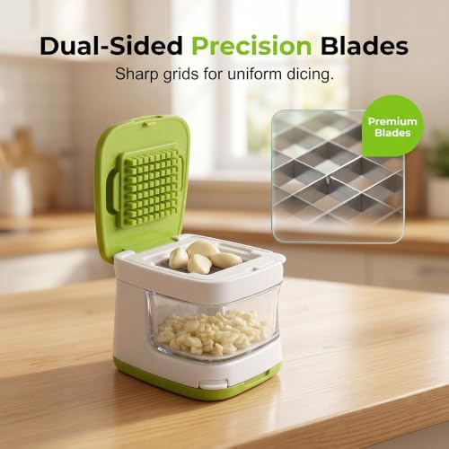 Manual Garlic Masher, 2026 New Multifunctional Garlic Chopper (2)