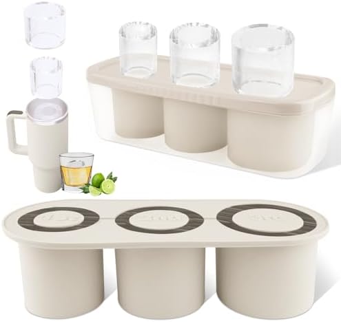 Tcamp Tumbler Ice Mold, Ice Cube Tray for 30 oz -40 oz Tumbler Cup