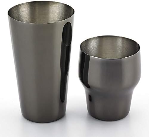 Barfly Cocktail Shaker Set, 24oz (700 ml), Gun Metal Black