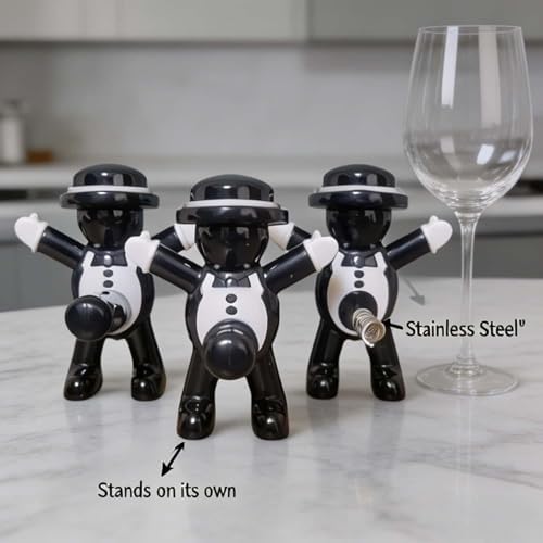 3-Piece Novelty Wine Opener Set Funny Bar Tool Gag Gift