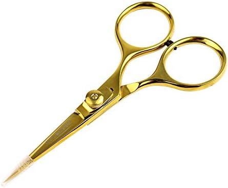 O'Creme Chef Scissors All Stainless Steel Garnishing Snips, Gold