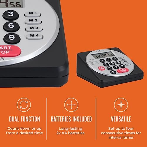 MARATHON Commercial Grade 100-Hour Digital Timer with Keypad
