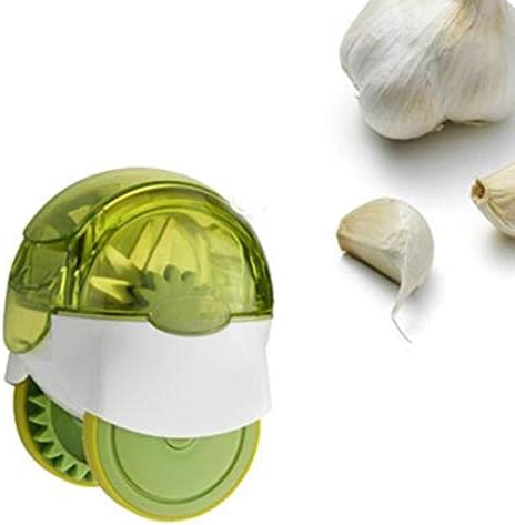 Rolling Garlic Chopper, Small Peeler-Garlic Cutters, Garlic Grater, Garlic Press,Crusher,Mincer,Grinder,Squeeze Tool,Easy To Use and Clean - Home Kitchen Tool - Green