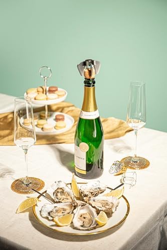 Vacu Vin 68615606 Champagne Opener, Stainless Steel