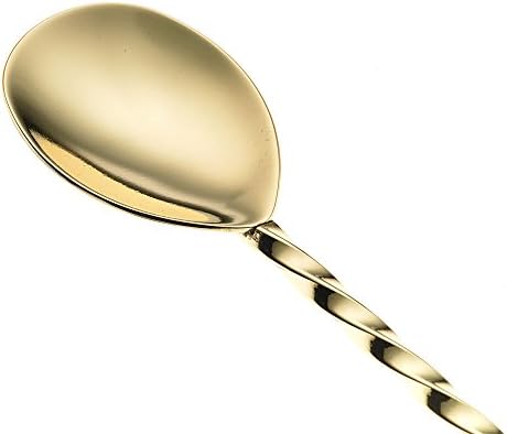 Barfly - M37019GD Barfly Muddle Bar Spoon, Muddler 15 3/4" (40 cm), Gold