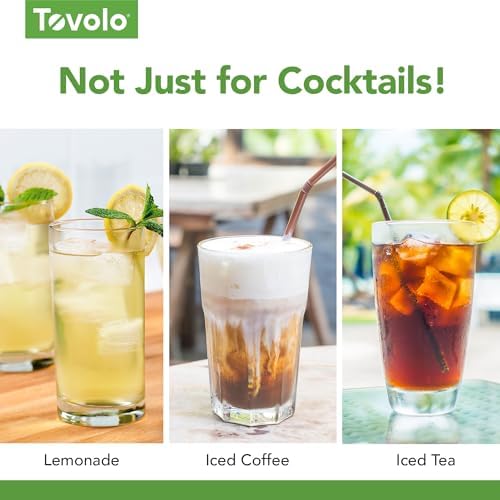 Tovolo Silicone Ice Cube Tray Deep Indigo Pack of 2 BPA Free Ice Tray Mold for Coffee Drinks Cocktails, Dishwasher Safe Easy Release Perfect 1 Inch Cube Ice Tray for Whiskey Bourbon Spirits