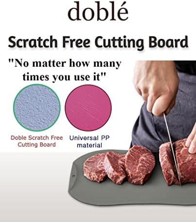 doblé Non-Scratch Flexible Cutting Board Parent (Blue gray, Medium (13.5" x 9.3"))