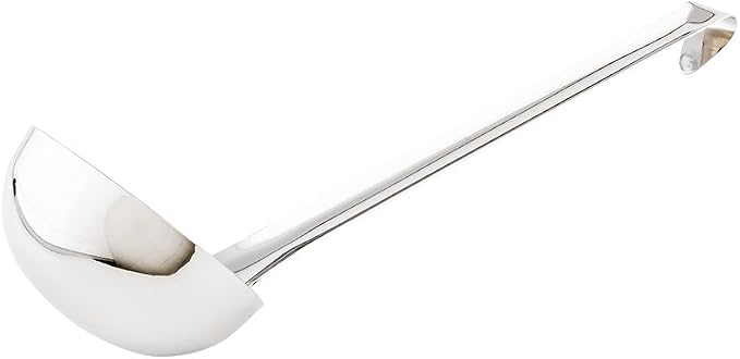 Restaurantware Met Lux 12 Ounce Portion Ladle 1 Multipurpose Portion Serving Spoon - Does Not Corrode Dishwashable Stainless Steel Portion Control Serving Utensil Premium
