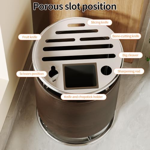 PureBox 360° Rotating Knife Block and Knife Holder (Knives Not Included)
